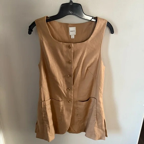 NWT Maeve Linen Vest - Picture 3 of 4